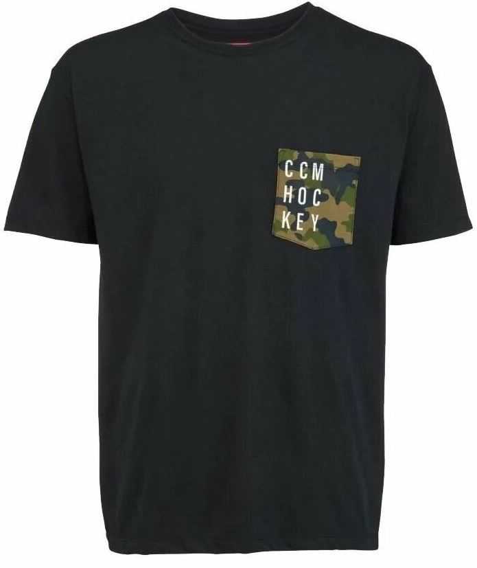 CCM Tričko CCM Camo Pocket Tee SR