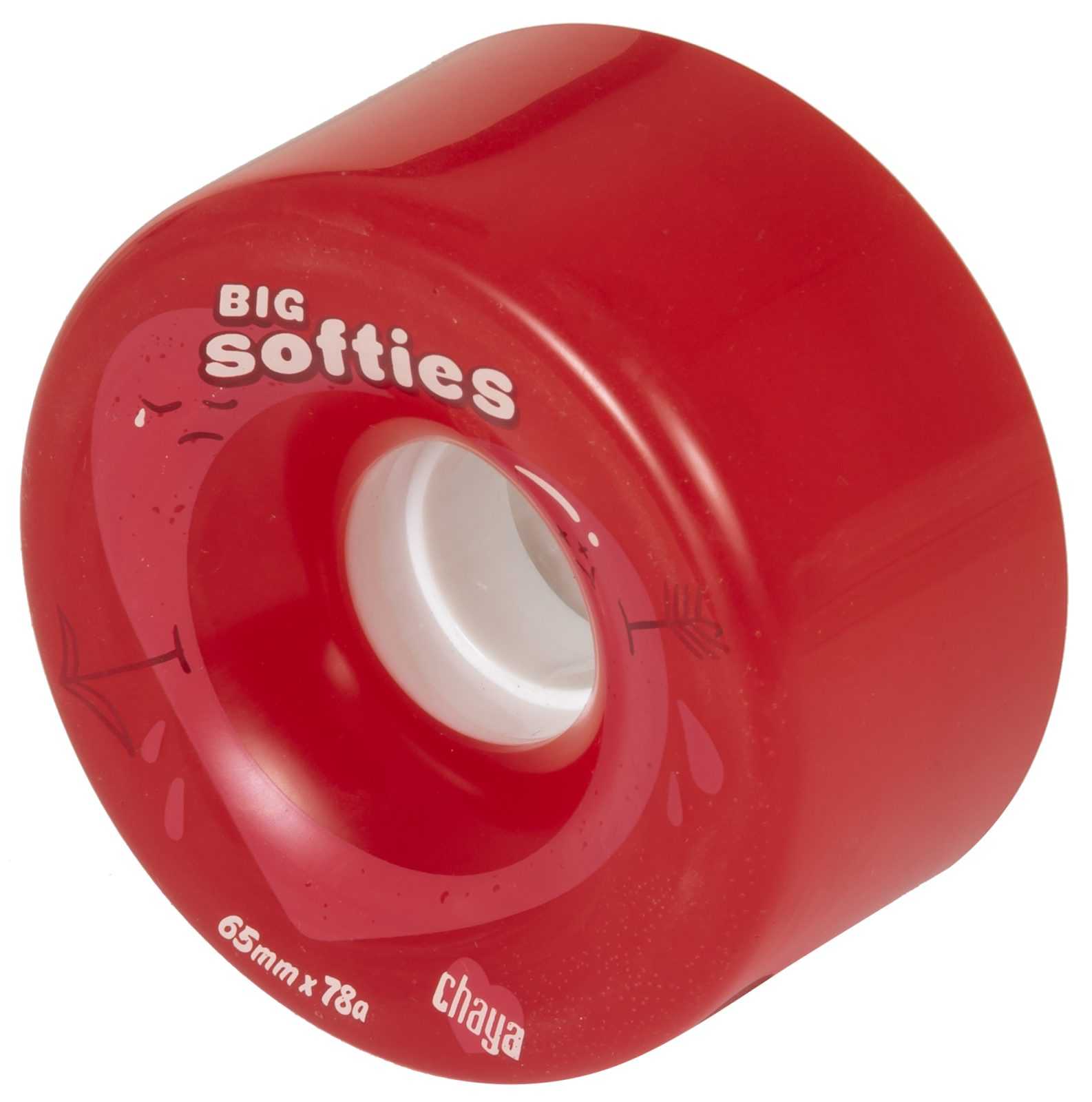 Powerslide Kolieska Chaya Big Softies Clear Red (4ks)