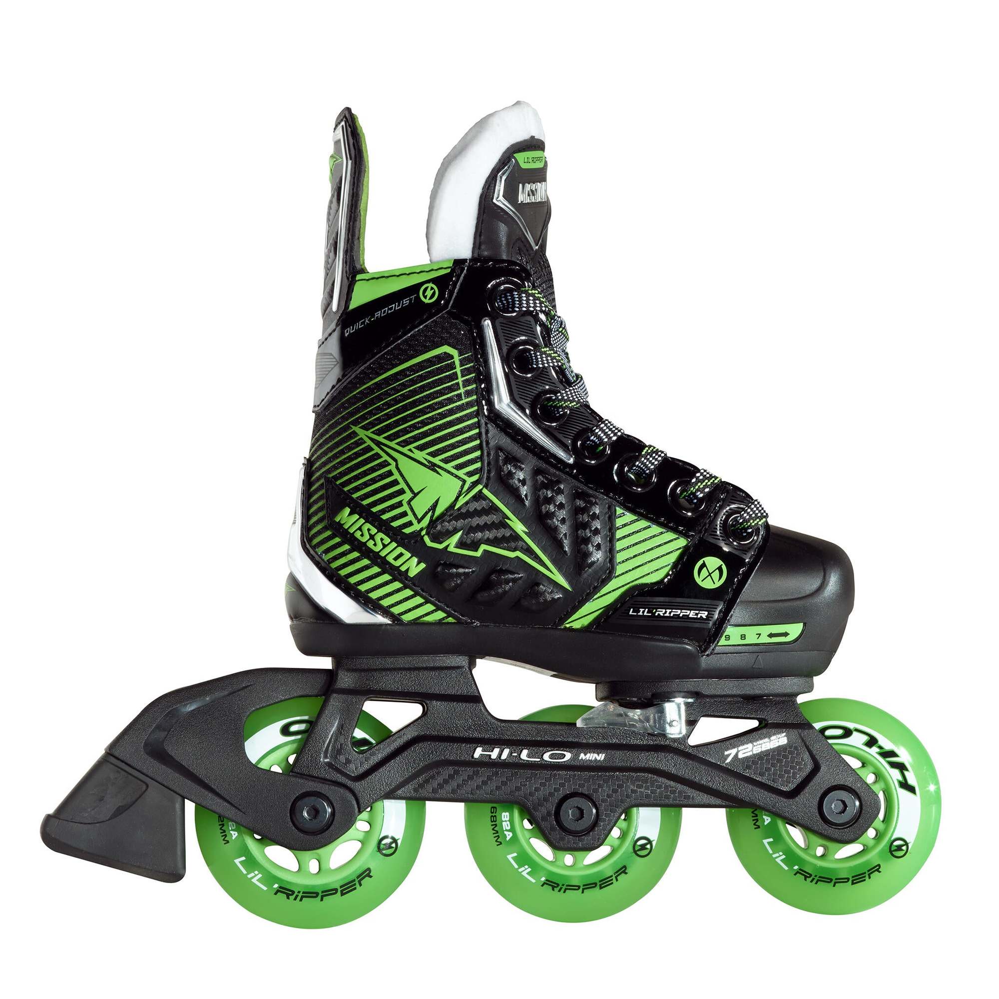 Bauer Detské kolieskové korčule Mission RH Lil Ripper Adjustable JR