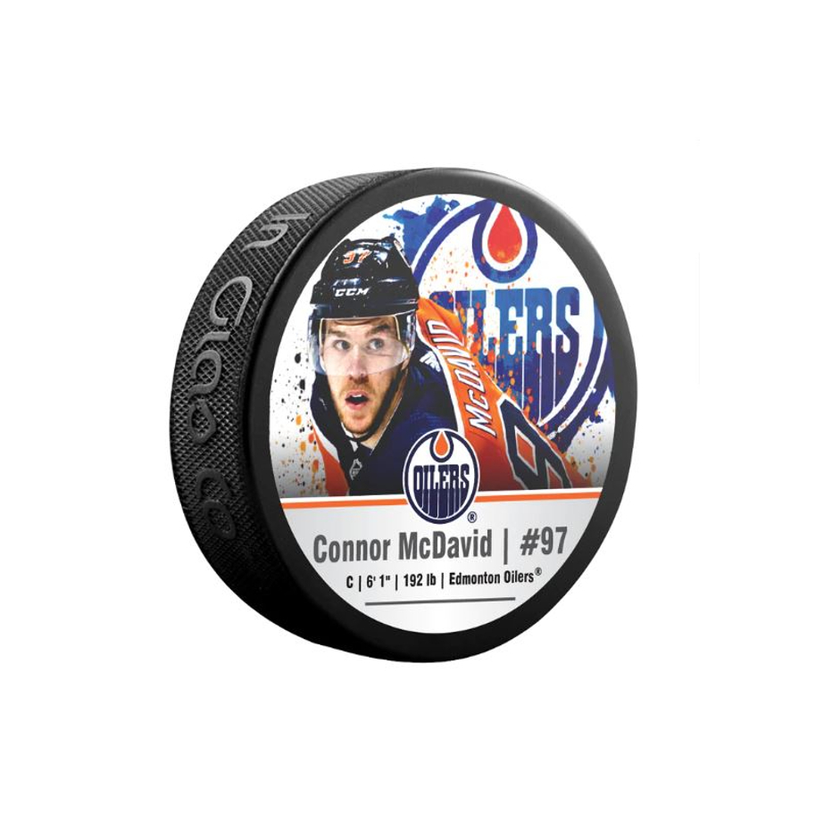 InGlasCo Fanúšikovský puk NHL Connor McDavid Blister